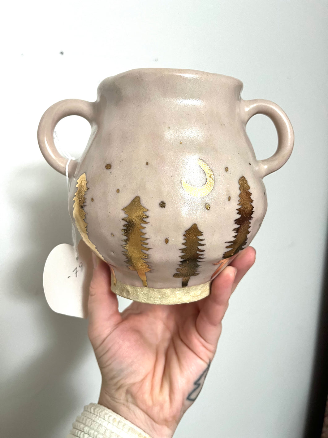 Winter Night Vase